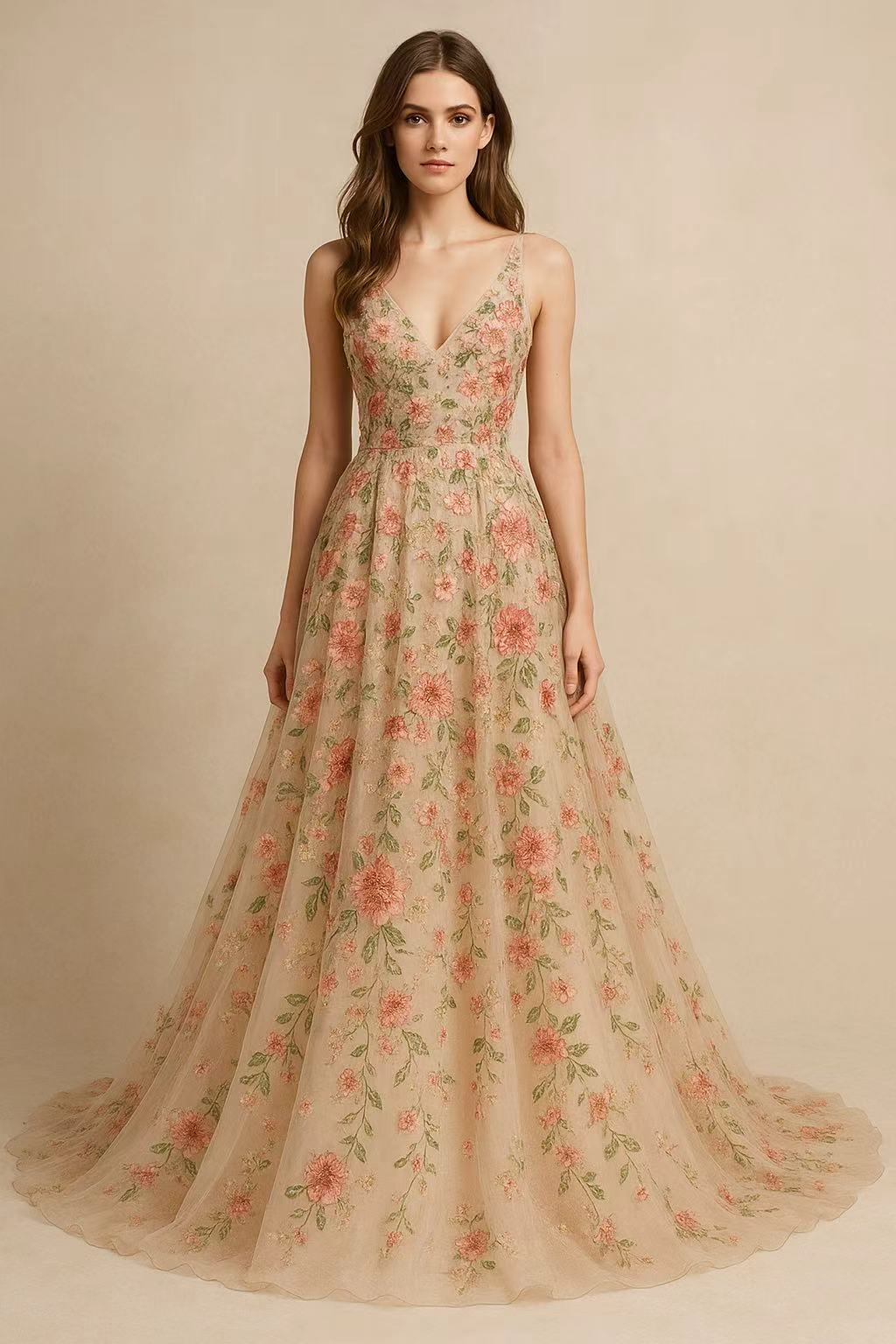 Whispered Floral Maxi Dress