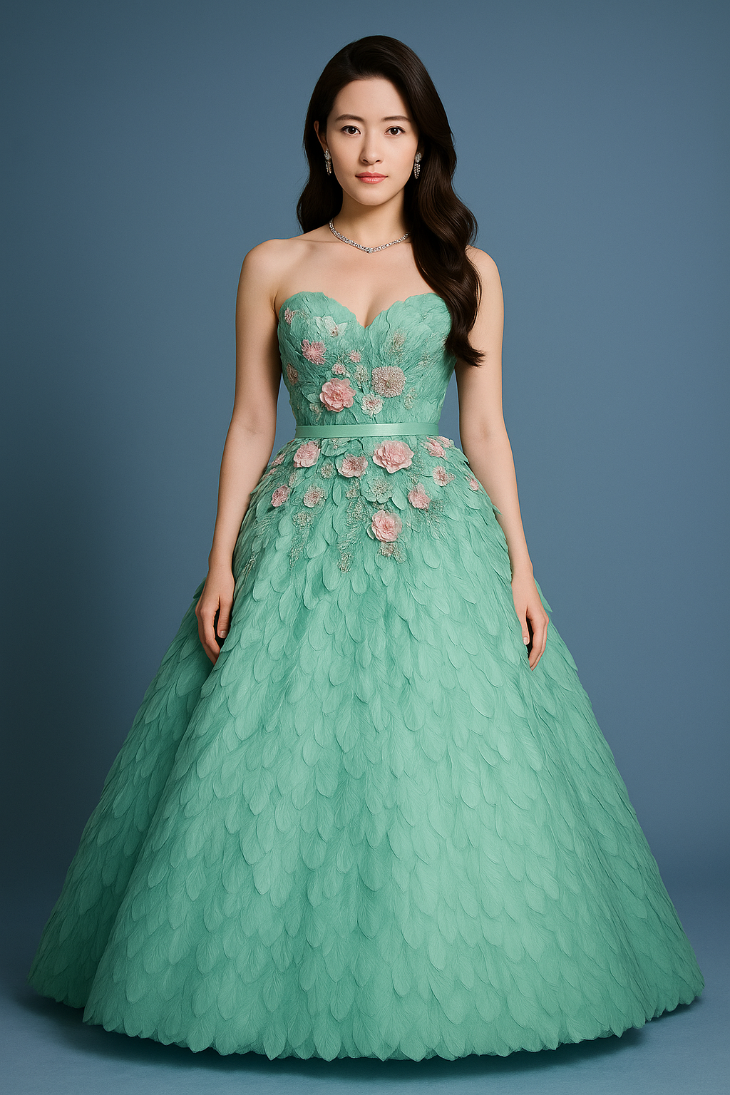 ES Floral Haute Couture Maxi Dress