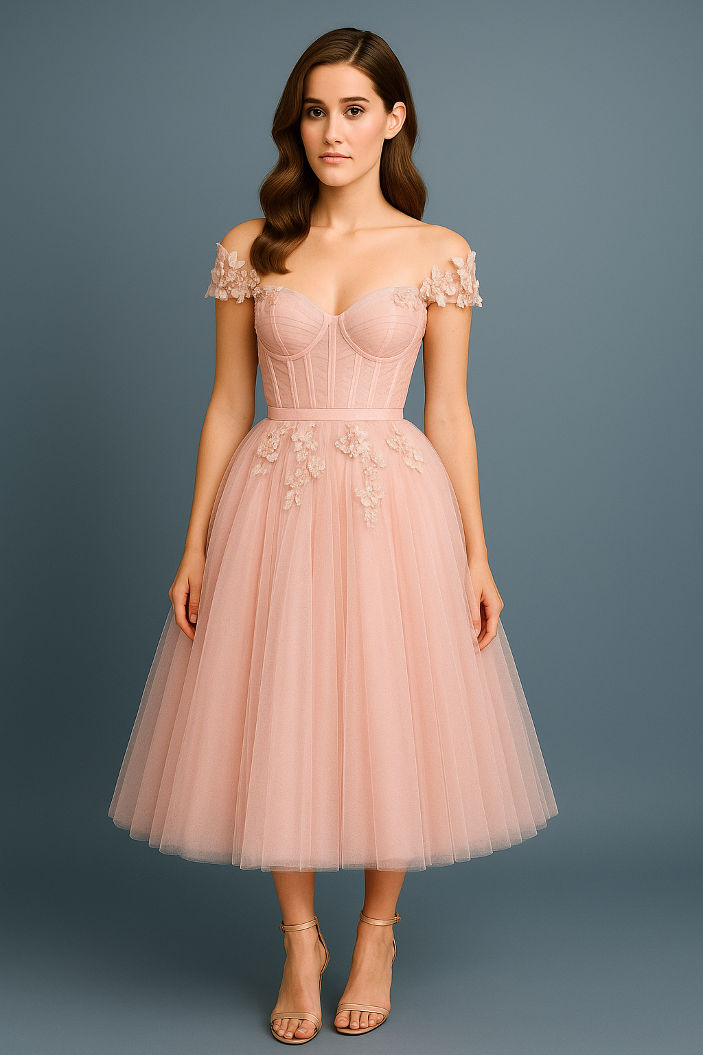 Whispered All About Love Midi Dress